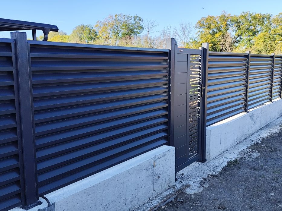 Ограда тип щора - ламелна ограда