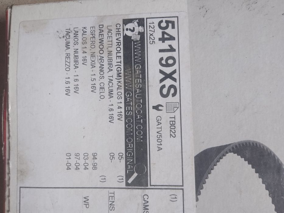 Nexia 2 dons 1.5 uchun remen natyashka komplekt