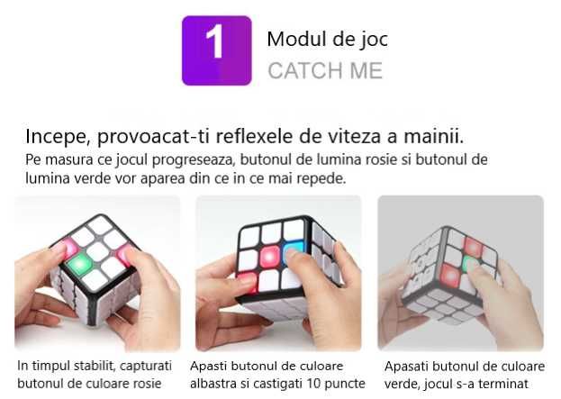 Cub Rubik multiplayer,7 moduri de joc, efecte muzicale si luminoase