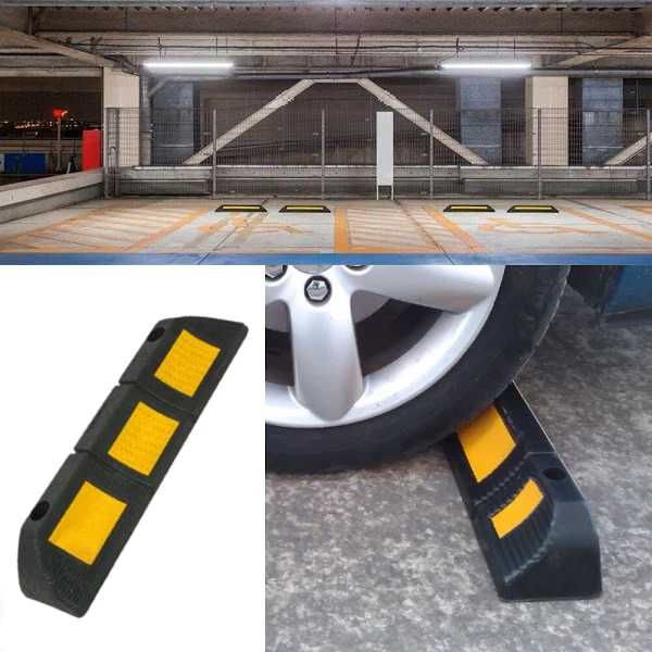 Set 2 Opritori roti auto reflectorizant pentru locul de parcare