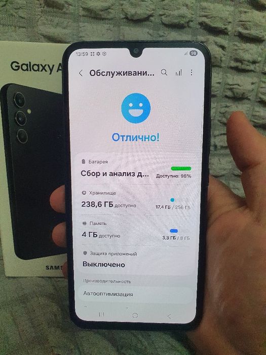 Srochna Sotiladi Samsung Galaxy A34 5G 8+8/256GB Original Karobka Bor