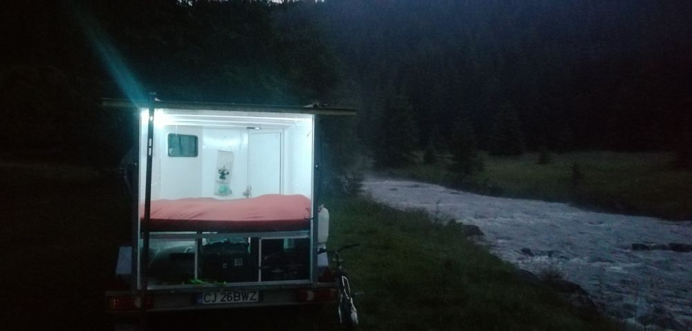 Vand remorca 750kg/minirulota , proiect neterminat