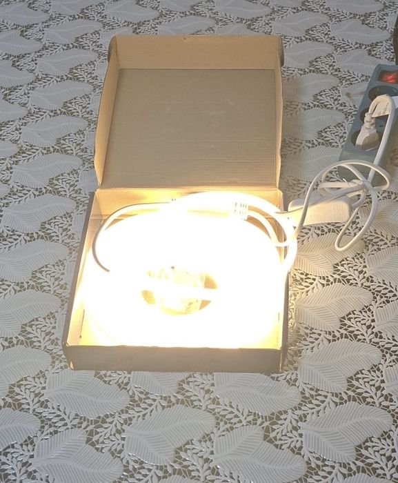 Bandă neon led flexibilă 5m - alb cald