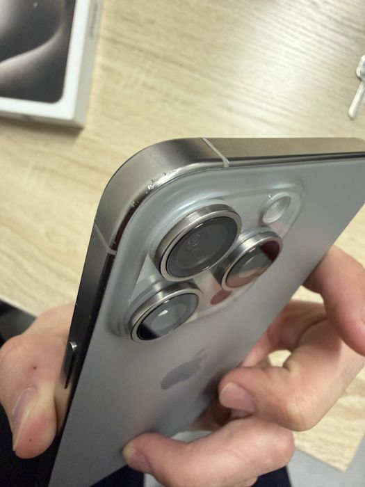 Iphone 15 pro max 512 gb natural titanium 80% yomkost