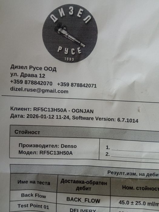 Дюзи за мазда6 136коня 2004г