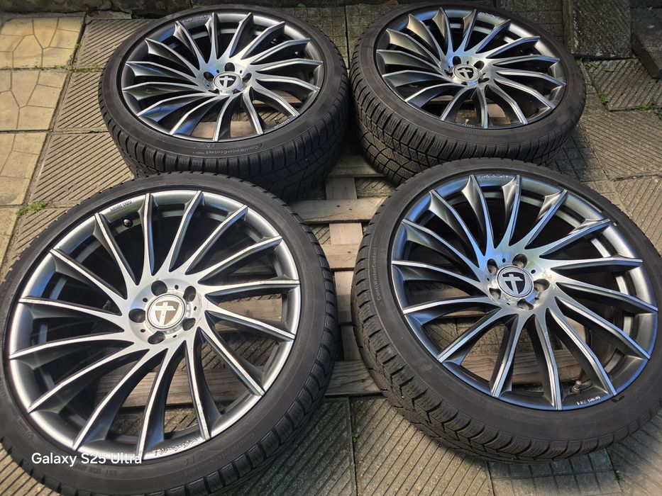 Лети джанти 20ки 5х112 Tomason + зимни гуми 255/35/20 Continental
