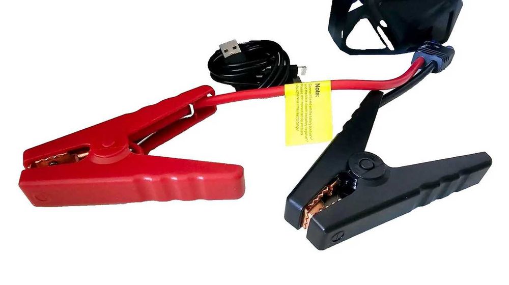 Автомобилен стартер Jump Starter 18000mAh, 12V, 2000А + КОМПРЕСОР