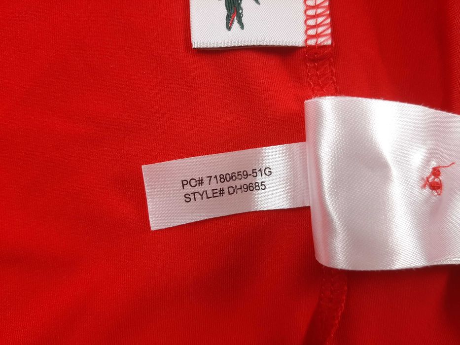 Lacoste x Djokovic - Оригинална мъжка тениска с яка размер L