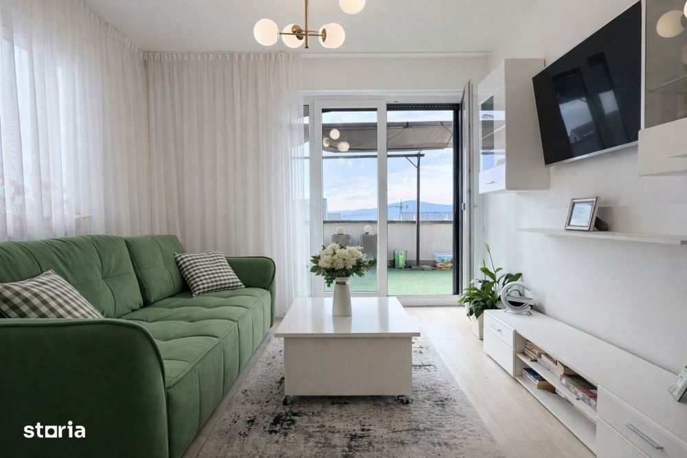 REZERVAT: Apartament tip penthouse | Tractorul – Coresi | loc de par