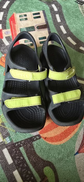 Sandale copii crocs c11 sau 28-29 cu scai