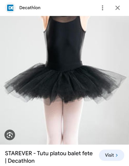 Tutu balet 133-142 cm, 10 ani, Decathlon