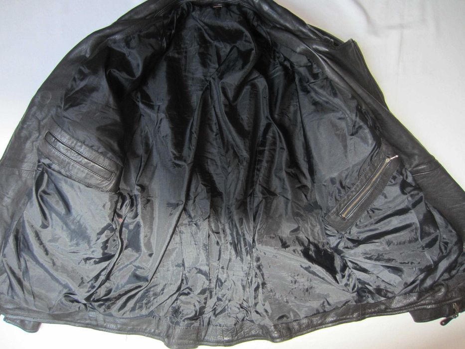 Haina groasa piele masura XXL,  tip geaca motor, stare f. buna