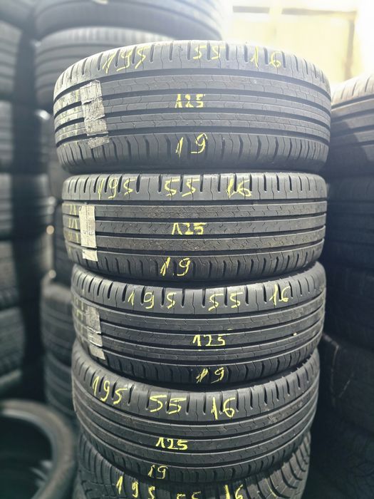 4x 195/55/16 VARA CONTINENTAL 2019 Stare excelentă