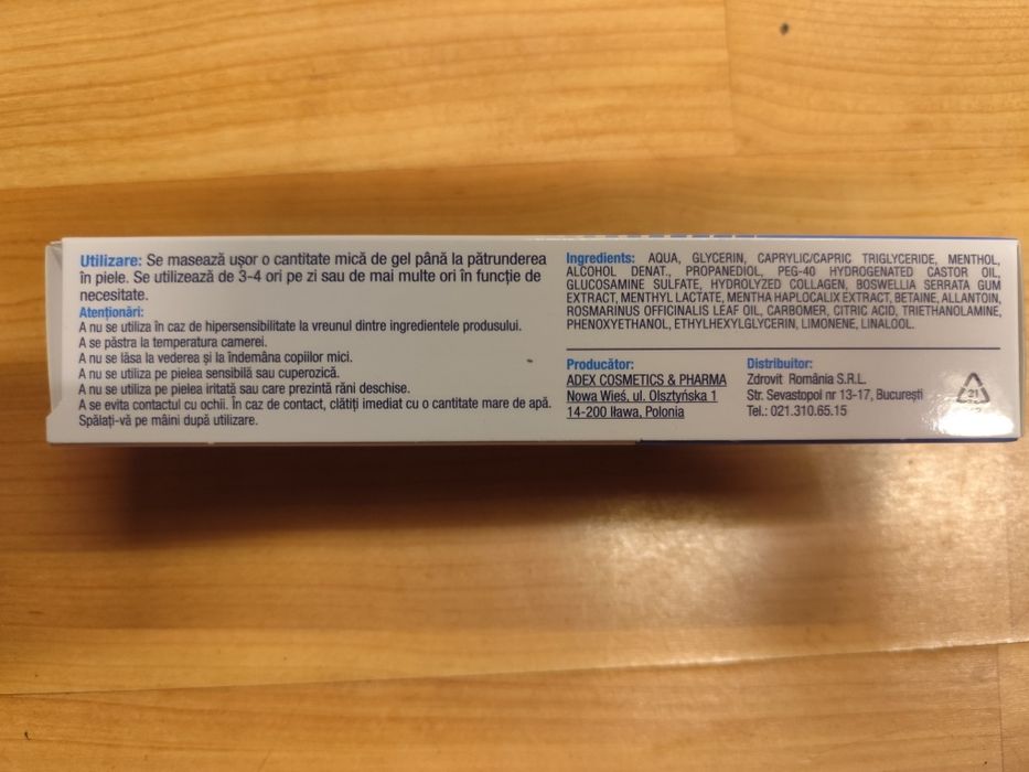 Proflexon gel cu efect reconfortant