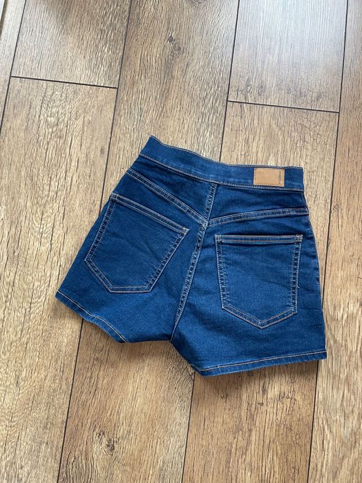 Pull&Bear Слим фит Дънки в Тъмносиньо