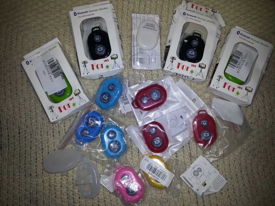 Bluetooth дистанционно за селфи снимки работи с(iOS и Android)