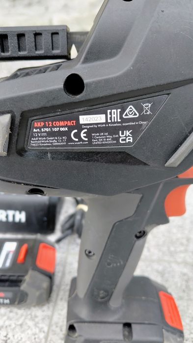 Wurth AKP 12 COMPACT Акумулаторен пистолет за силикон