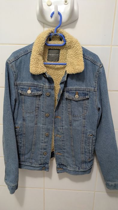 Geaca de blugi îmblănită s