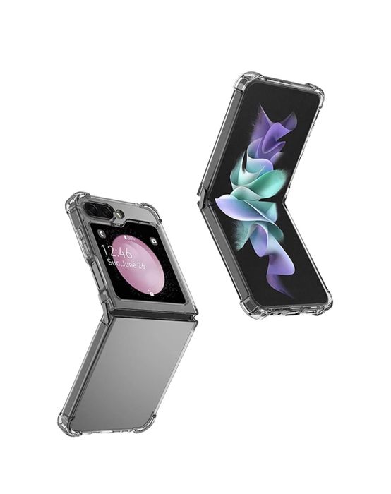 Samsung Z FLIP 3 4 5 6 7 Husa Safe Case Rezistenta Impact Transparenta