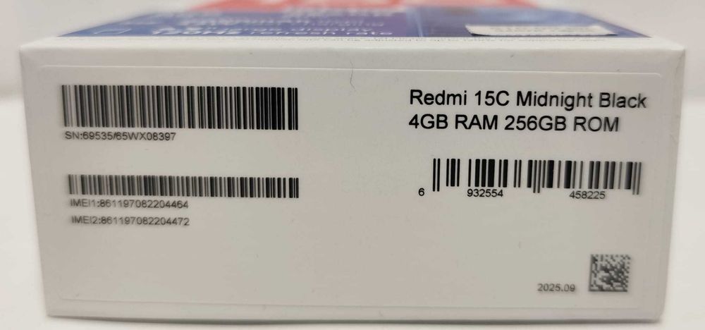 (AG 35) Telefon Xiaomi Redmi 15C  b.34578 - 510 Lei Garantie 2 ani!