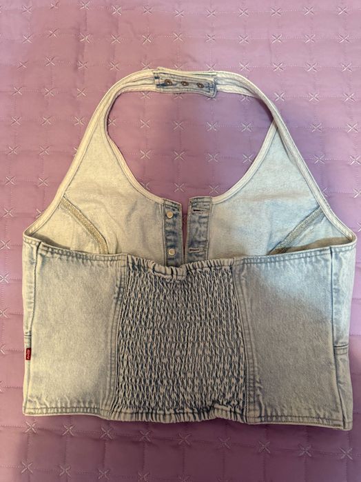 Дамски топ от деним