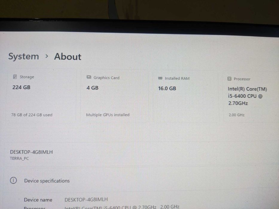 Бюджетен Геймърски Компютър! I5 Nvidia 1050 TI SSD 16 GB ram