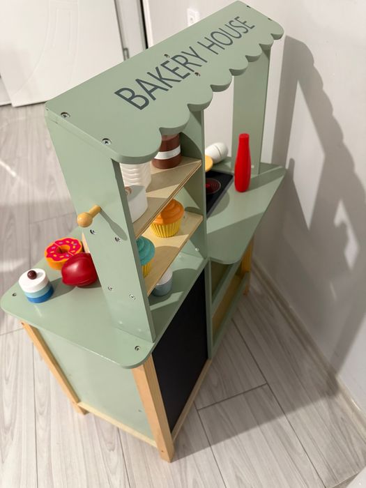 Детска дървена кухня с аксесоари