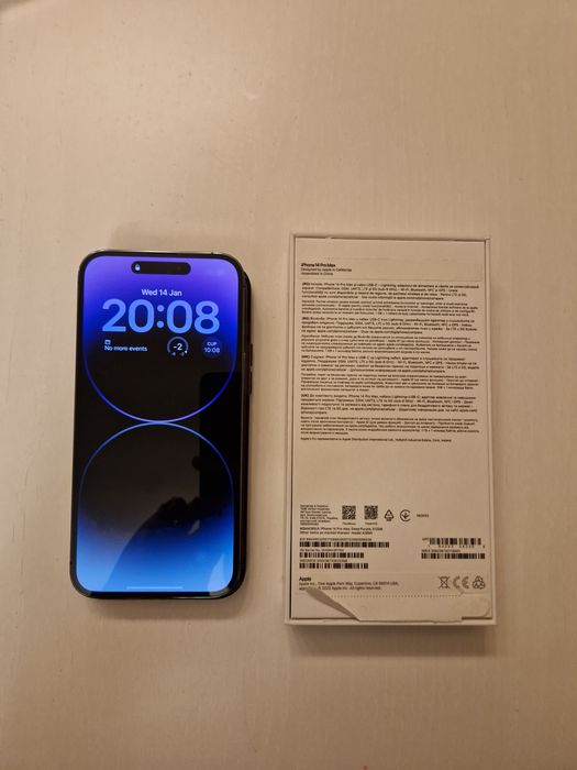 iPhone 14 Pro Max – Deep Purple | 512 GB 

Vând iPhone 14 Pro Max, cul