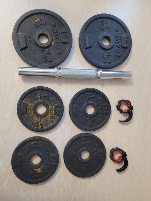 Gantera 10kg decathlon