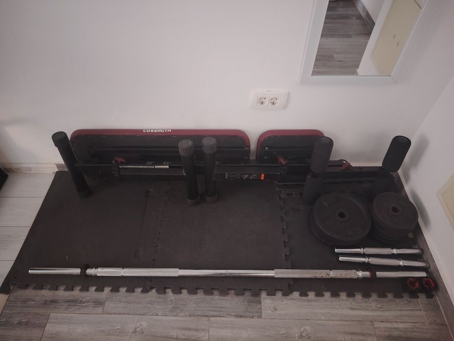 Banca bodybulding 500 pliabila, cu in climate produs Decathlon