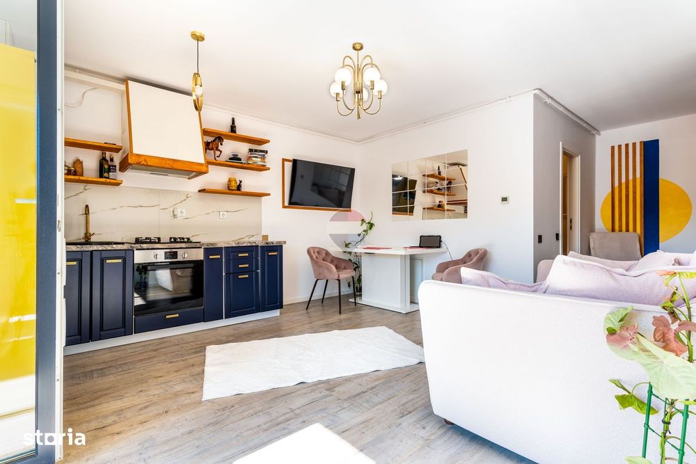 Vând apartament, 2 camere, cu gradina, de 44 mp utili, Floresti — fotografia 3