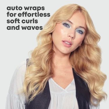 Нова REVAMP Auto Revolve Soft Curl керамична въртяща се маша за къдрици €55