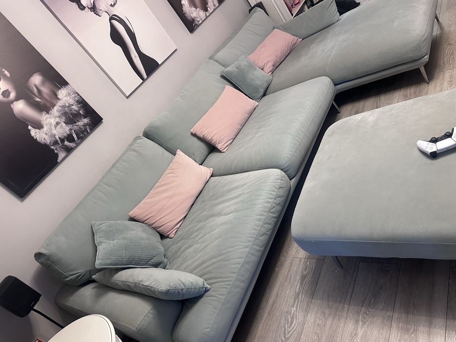 Coltar Huston euromobila + puf picioare