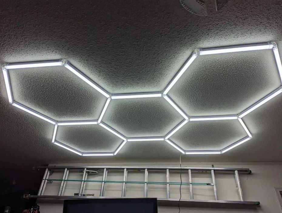 освещение соты, светильник сота