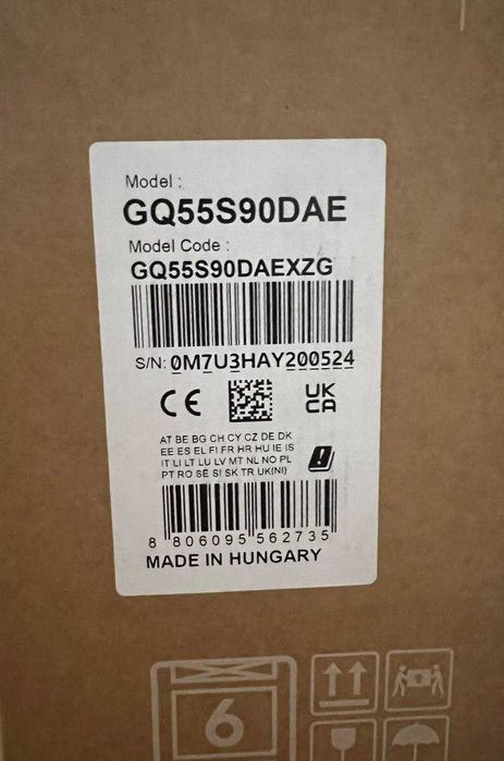 Чисто нов телевизор Samsung S90D QD-OLED 4K, GQ55S90DA, Smart TV