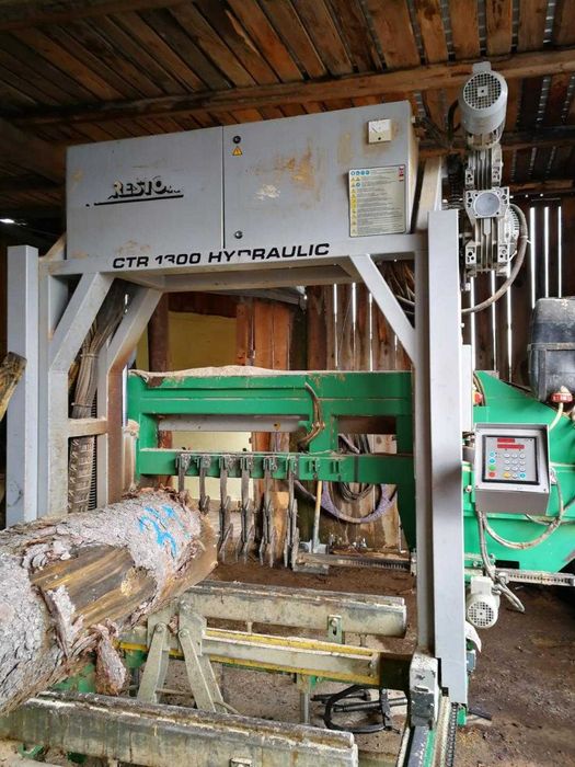 Vand diverse utilaje prelucrare lemn: gater, banzic multilama