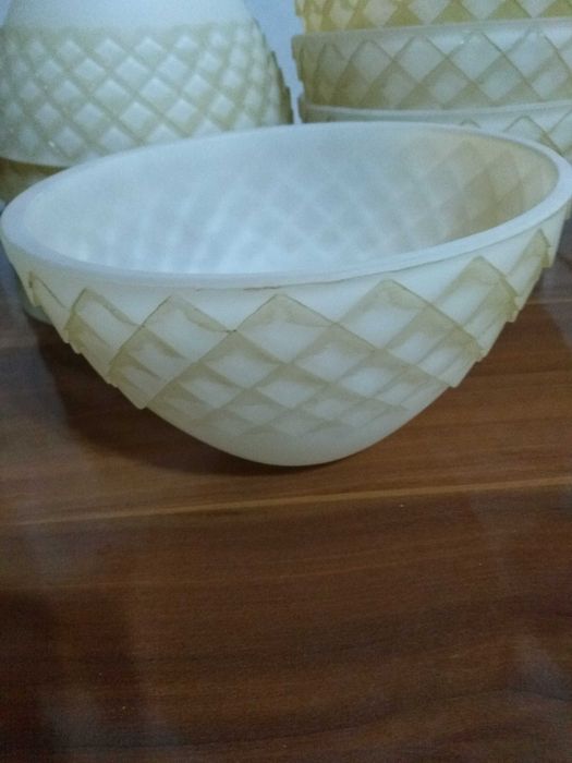 8 abajururi sticla mată