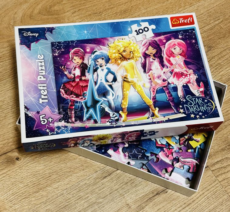 Disney Star Darlings детски пъзел 100 части – като нов, подарък, 5+