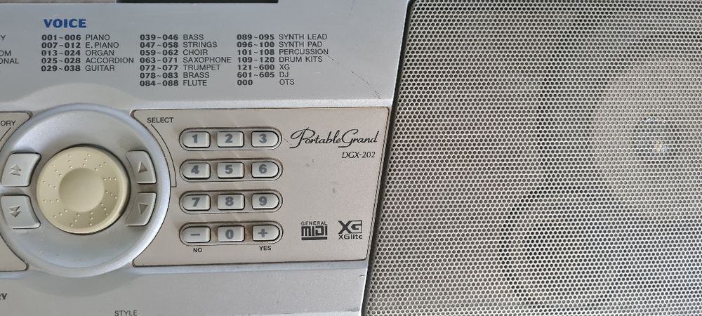 Orga yamaha DGX 202 6 octave .