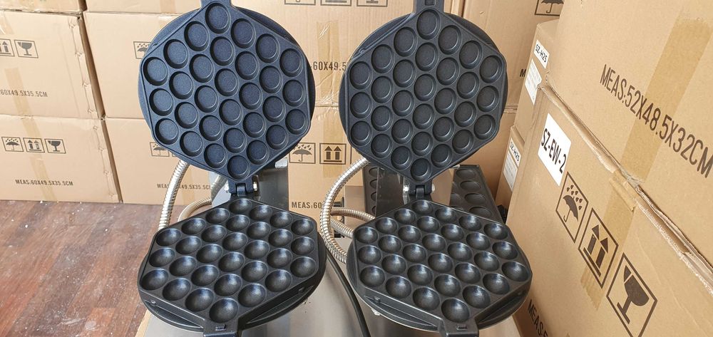 Aparat electric bubble waffle dublu, plita -TRANSPORT GRATUIT