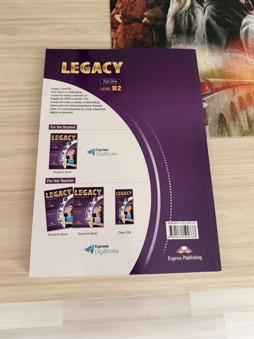 Ичебник по английски език Legacy – Level B2, Part One – Student’s Book