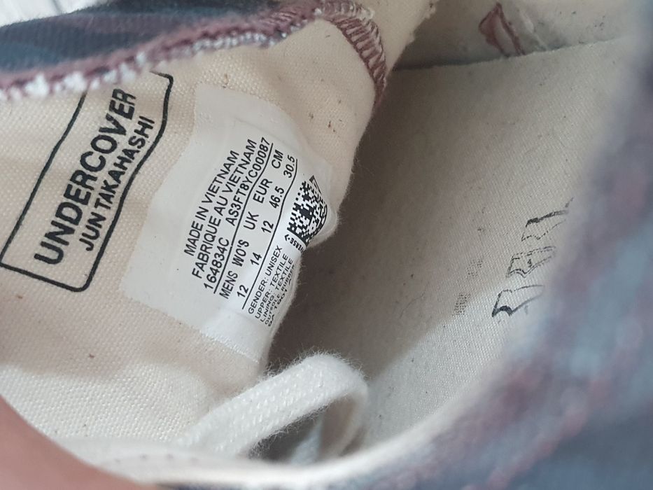 Кецове Converse Undercover Jun Takahashi