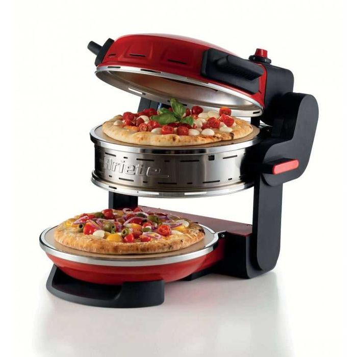 Двойна фурна за пица с каменни плочи Ariete Double Pizza Maker НОВА