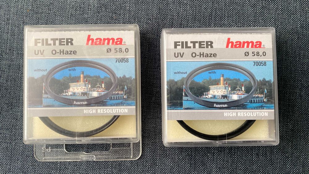 UV Филтри Hama 58mm ; преходник M42 x EOS.