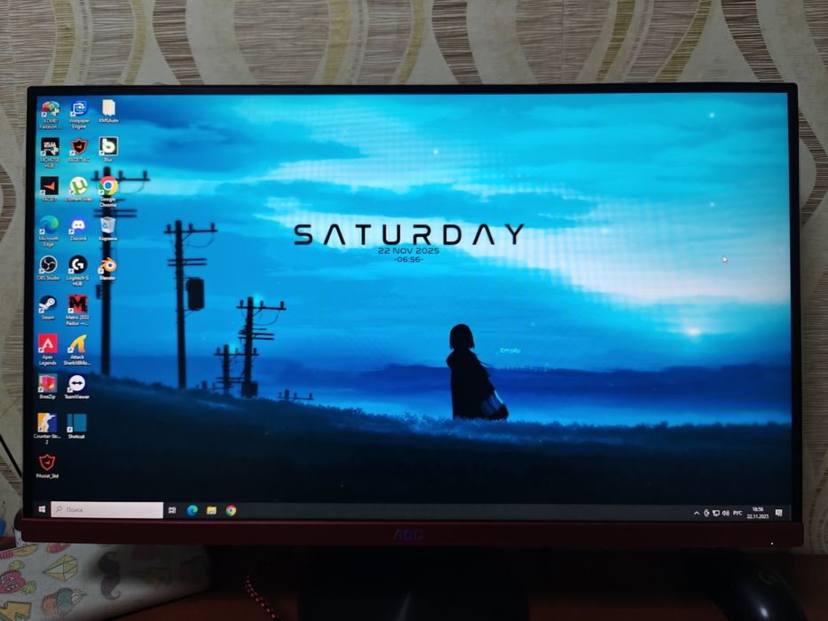 Монитор+системный блок игровой пк