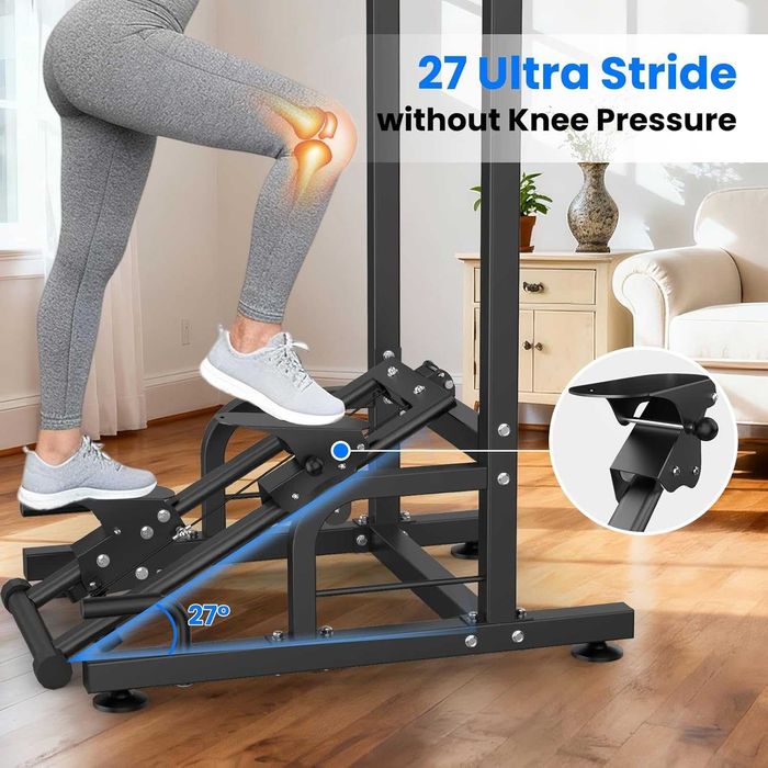 Многофункцианалный турник бруся 4в1 степпер тренажер для ног и ягодиц