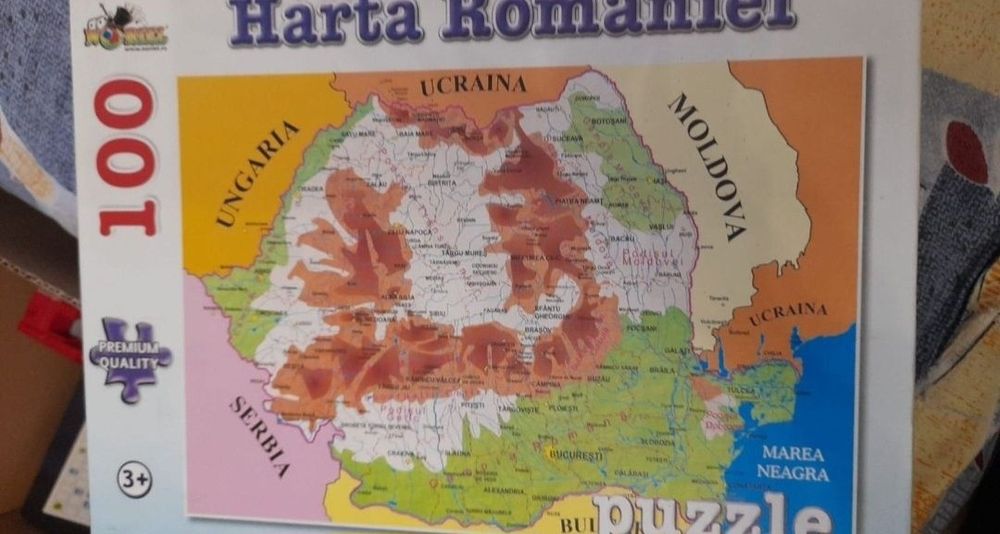 Harta Romaniei - puzzle