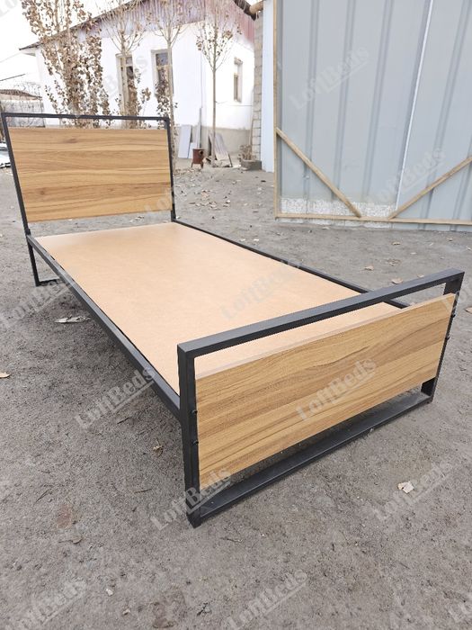 Металлическая Кровать АЛФА в стиле Лофт, в наличии имеется