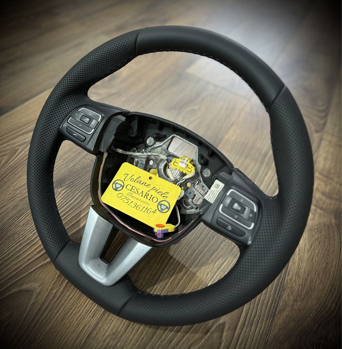 Volan piele nappa naturala Seat Leon 2 1P Facelift (2009-2012)