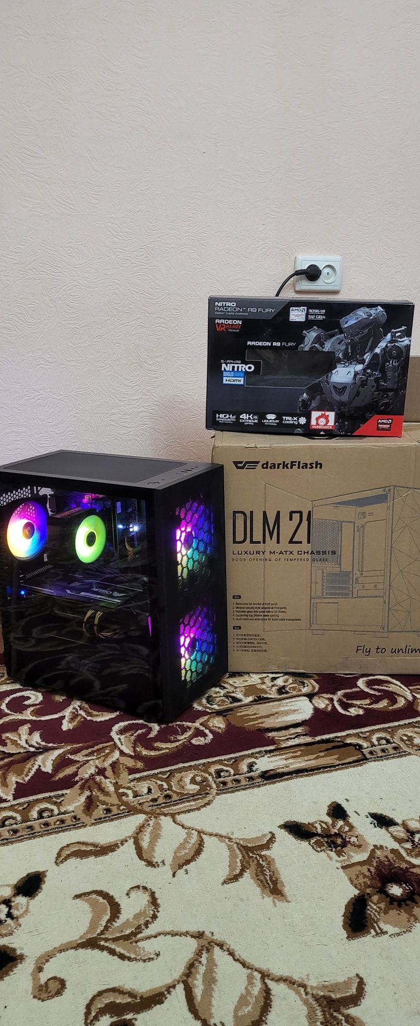 Продам мощный игровой компьютер пк кейс: 290 у.е. - Настольные Ташкент ...